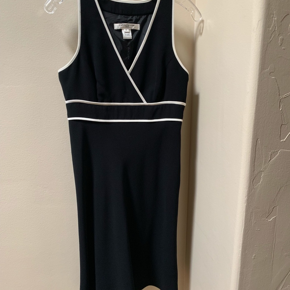 Evan Picone black cocktail dress, Size 6 petite